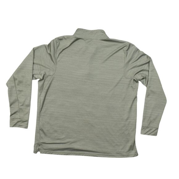 Nike Green Pullover Sweater XL Polyester - Preowned Quarter Zip Athletic - Picture 2 of 7